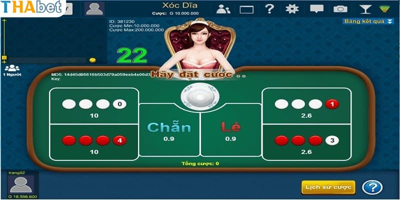 Kinh nghiệm  cách chơi chẵn lẻ xóc đĩa tại THABET 